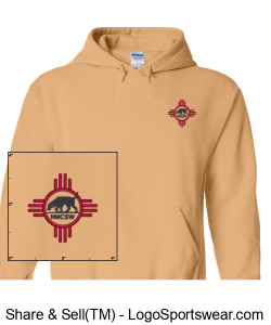 Old Gold Hoodie Design Zoom